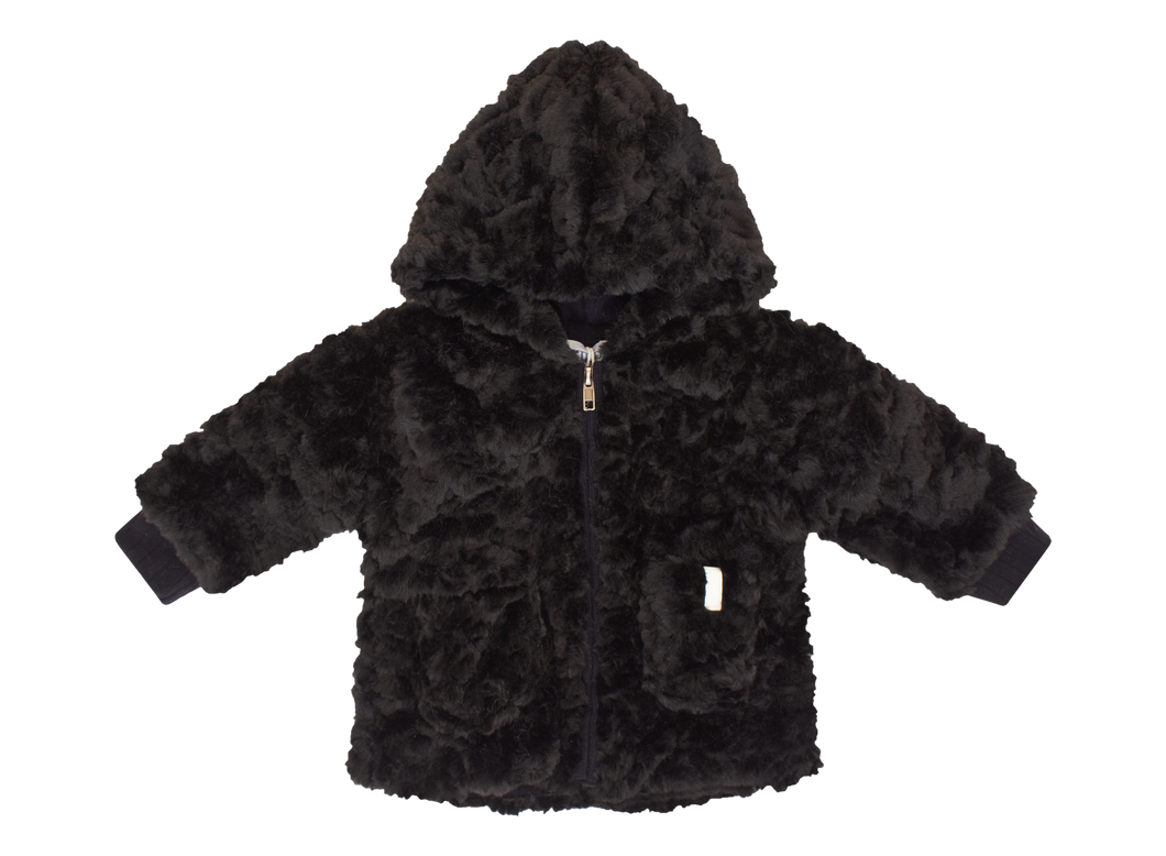 Kipp Baby Black Textured Fur Jacket Belle Tete Baby