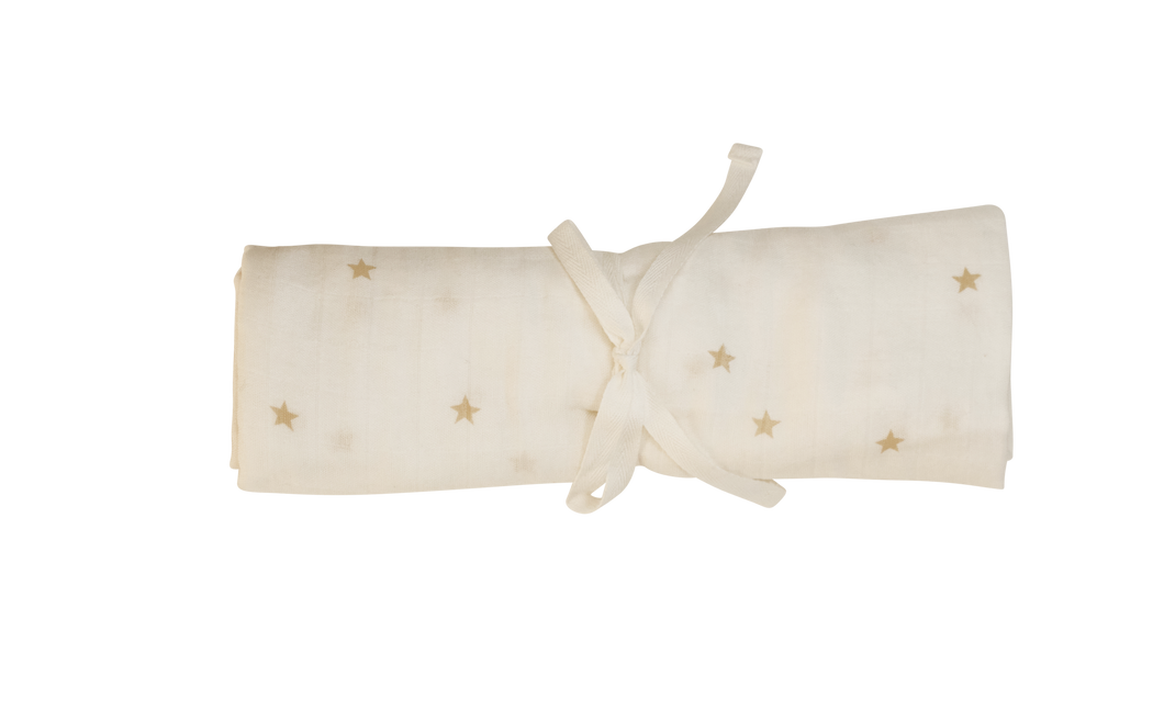 Kipp Collection Natural Star Swaddle