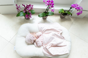 Little Fragile Baby Pink Cotton Floral Layette Set