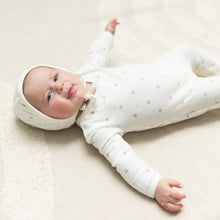 Load image into Gallery viewer, Little Fragile Off White Velour Floral Layette Set

