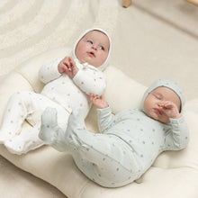 Load image into Gallery viewer, Little Fragile Skylight Velour Floral Layette Set
