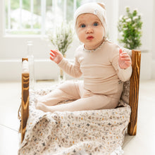Load image into Gallery viewer, Fragile Blush Floral Trim Layette Set
