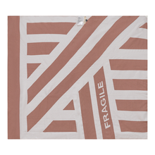Load image into Gallery viewer, Fragile Off White/Blossom Knit Baby Carriage Blanket

