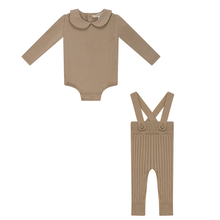 Load image into Gallery viewer, Fragile Sandstorm High Waist Overall Set
