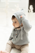 Load image into Gallery viewer, Little Fragile Seafoam Sweater and Bonnet

