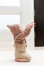 Load image into Gallery viewer, Little Fragile Ash Rose Sweater and Bonnet
