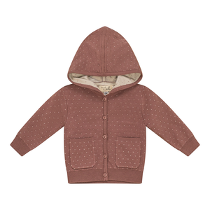 Bebe Bella Rose/Dark Almond Knitted Baby Jacket
