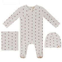 Load image into Gallery viewer, Bebe Bella Off White/Pink Balloon Print Layette Set
