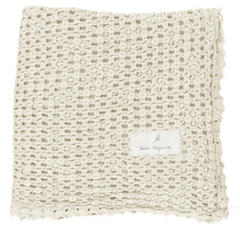 Load image into Gallery viewer, Bebe Organic Natural Waffle Blanket
