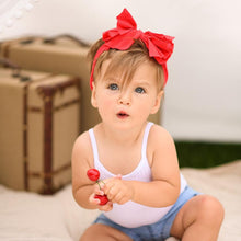 Load image into Gallery viewer, Niccesories Sky Butter Soft Baby Bow Headband
