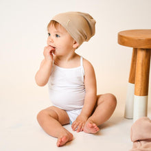 Load image into Gallery viewer, Nicsessories Sand Butter Soft Baby Beanie

