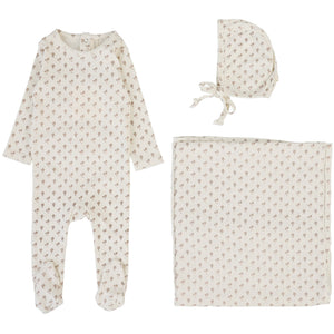 Lilette Milk Ballard Print Layette Set