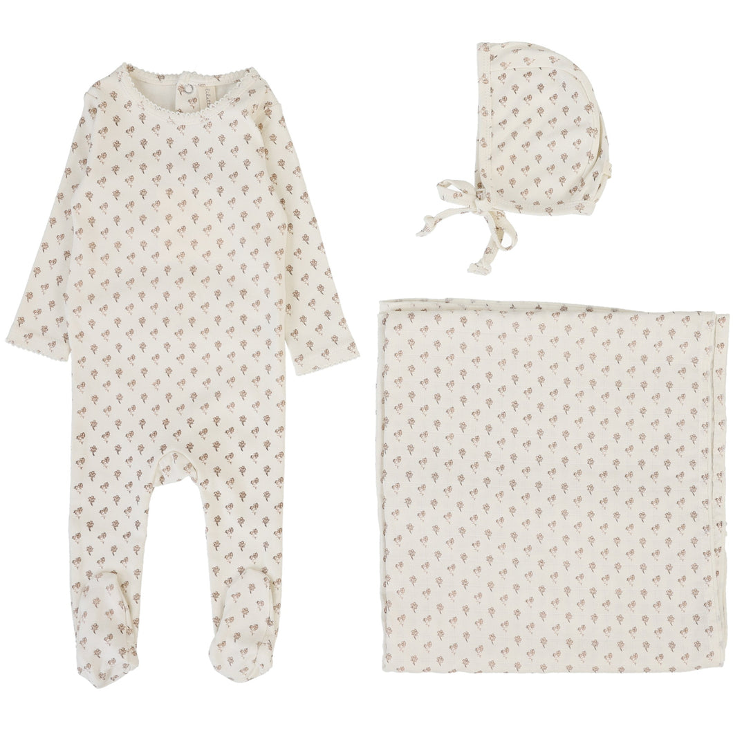 Lilette Milk Ballard Print Layette Set