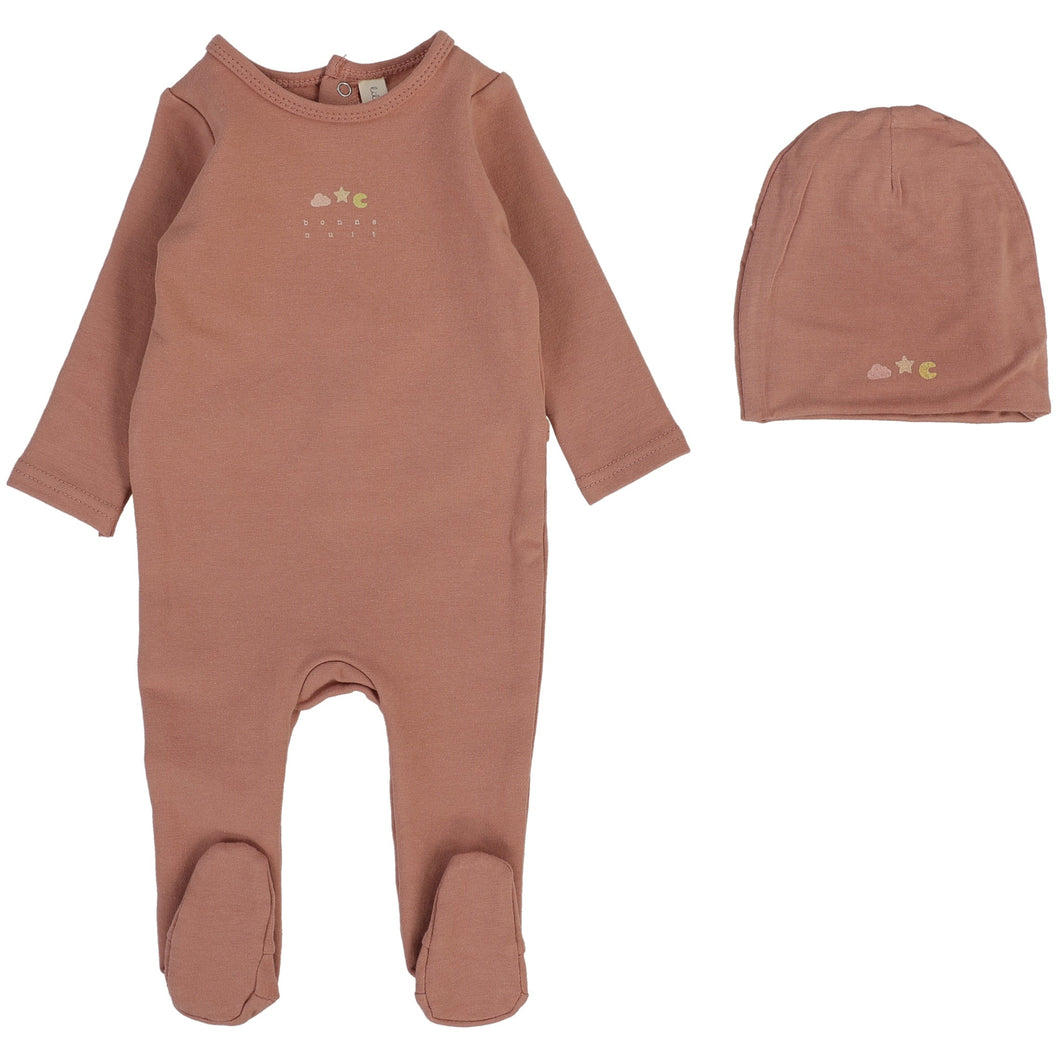 Lilette Deep Pink Dreamy Graphics Stretchie with Beanie