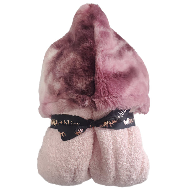 Winx + Blinx Fluffy Sorbet Merlot Oversized Hooded Towel