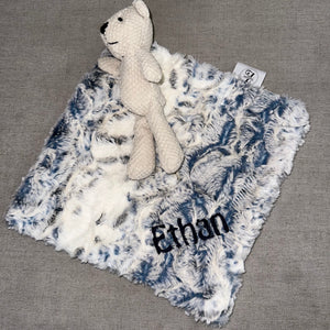 Zandino Chloe Navy Security Blanket