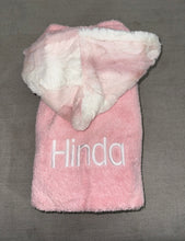 Load image into Gallery viewer, Winx + Blinx Ombre Pink Oversized Hooded Towel
