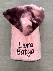 Winx + Blinx Fluffy Sorbet Merlot Oversized Hooded Towel