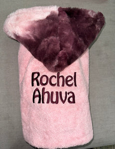 Winx + Blinx Fluffy Sorbet Merlot Oversized Hooded Towel