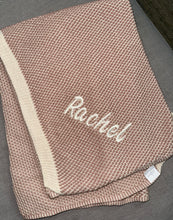 Load image into Gallery viewer, Domani Home Brunello Rose Baby Blanket
