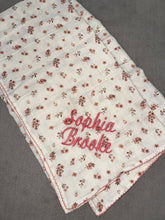 Load image into Gallery viewer, Adora Baby Floral Girls Muslin Swaddle + Cloth
