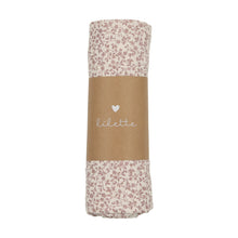Load image into Gallery viewer, Lilette Mauve Floral Swaddle
