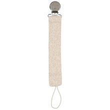 Load image into Gallery viewer, Lilette Cream/Pink Leaf Trail Paci Clip
