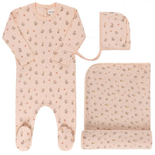 Load image into Gallery viewer, Ely&#39;s and Co Pink Garden Floral Print Layette Set
