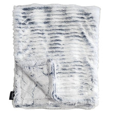 Load image into Gallery viewer, Winx + Blinx Ziggy Frost Navy Minky Blanket
