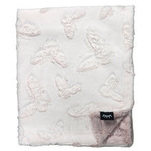 Load image into Gallery viewer, Winx + Blinx Butterfly Mauve Minky Blanket
