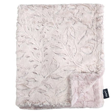 Load image into Gallery viewer, Floral patterned blanket on a white background
