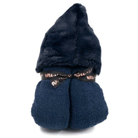 Winx + Blinx Cozy Navy Oversized Hooded Towel
