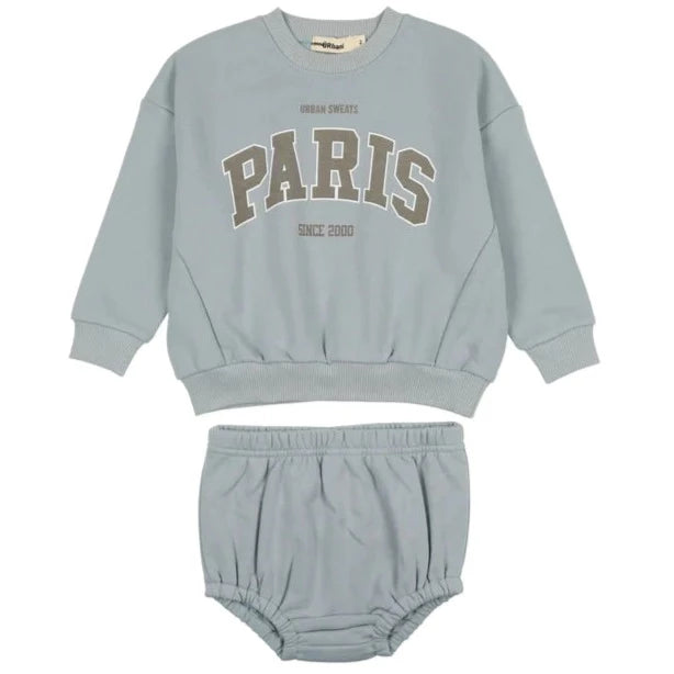 Urbani Light Blue Baby Paris Bloomer Set