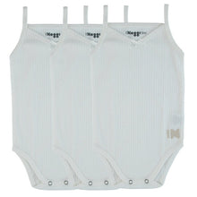 Load image into Gallery viewer, UnderNoggi White Ribbed Baby Undershirt- Girl
