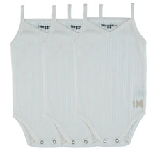 Load image into Gallery viewer, UnderNoggi White Ribbed Baby Undershirt- Boys
