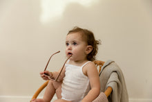 Load image into Gallery viewer, Bebe Bella White/Mauve Baby Pointelle Undershirts With Cherry Print
