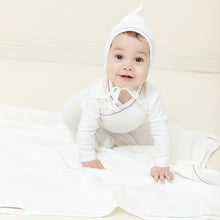 Load image into Gallery viewer, Kipp Baby Blush Dot Wrap Layette Set
