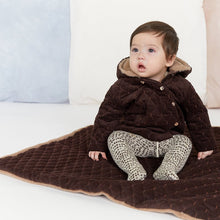 Load image into Gallery viewer, Kipp Chocolate Quilted Blanket
