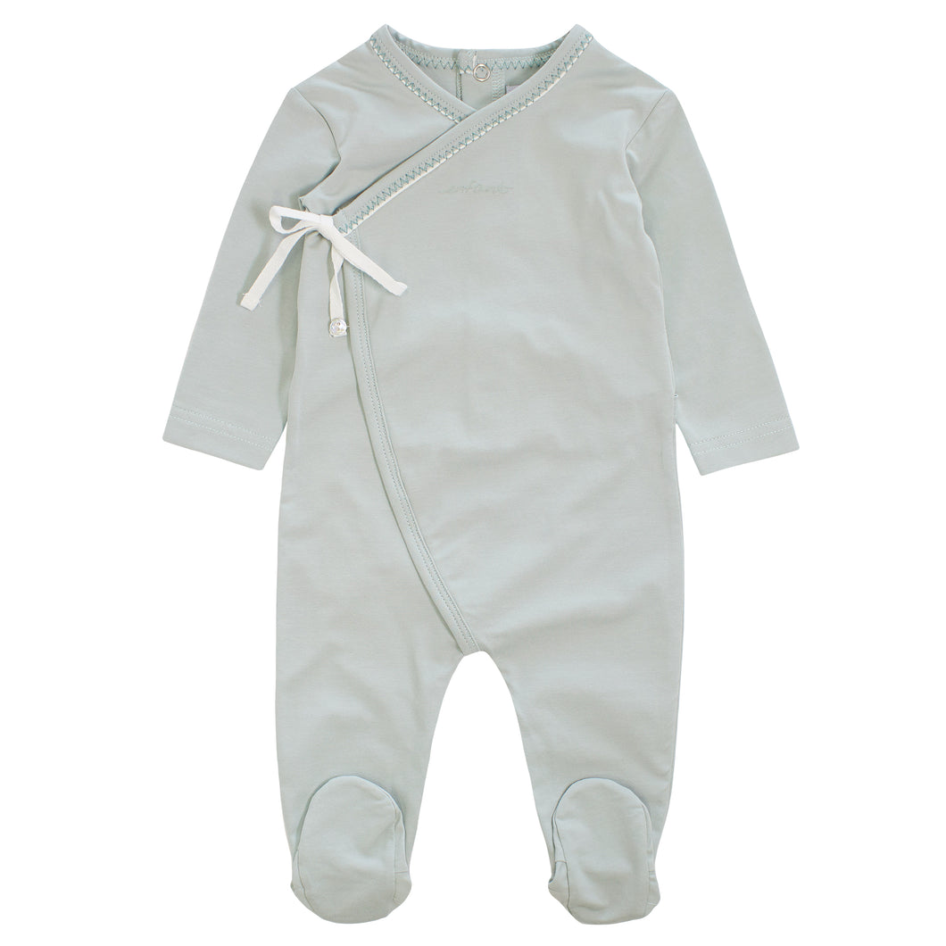 Kipp Baby Sage Detail Stitch Stretchie