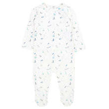 Load image into Gallery viewer, Kipp Baby Blue Botanical Stretchie and Beanie

