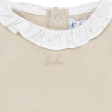 Load image into Gallery viewer, Kipp Baby Stone Bud Ruffle Stretchie and Bonnet
