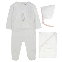 Load image into Gallery viewer, Kipp Baby Pink Bunny Layette Set
