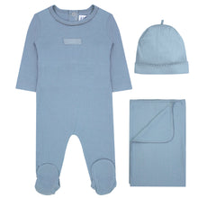 Load image into Gallery viewer, Kipp Baby Sage Twill Tape Layette Set
