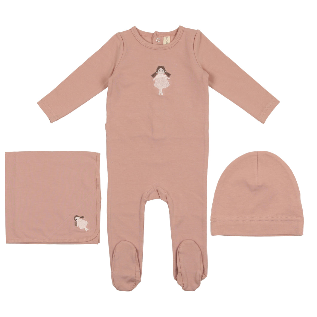 Lilette Rose Doll Embroidered Cotton Layette Set