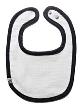 Load image into Gallery viewer, BCP X Lil Legs Baby Bibs- White/Black
