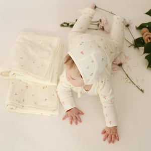 Bee & Dee Girl Print Floral Dot Collection Layette Set