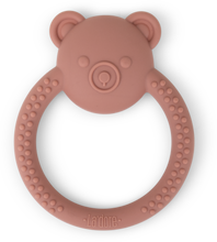 Load image into Gallery viewer, Adora Baby Bebe Bear Teether- Rosewood
