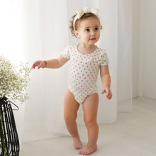 Load image into Gallery viewer, Fragile White Cherry Ruffle Collar Romper
