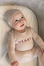 Load image into Gallery viewer, Bebe Bella Primrose Heart Stretchie and Beanie
