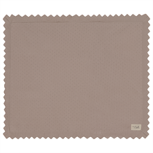 Load image into Gallery viewer, Bebe Bella Beige Knit Baby Carriage Blanket
